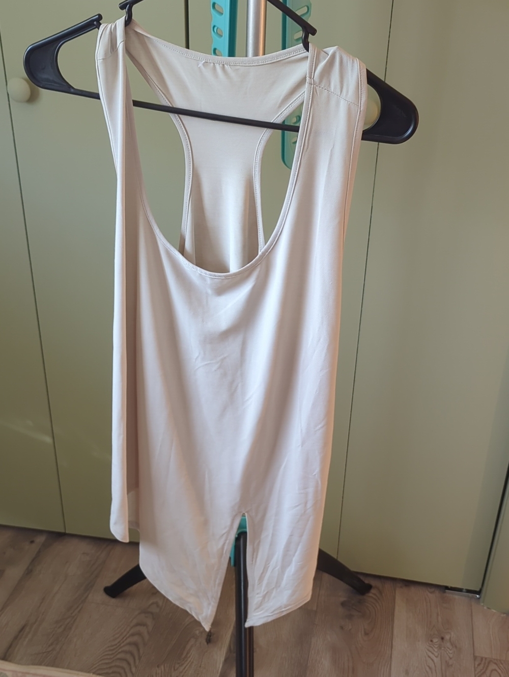 Zyia Light Gray Knot Just A Cute Tank